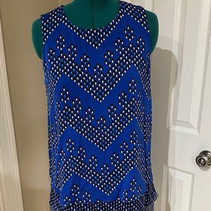 NWT Diane Von Furstenberg Sleeveless Dress Size Large
